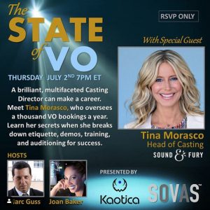 SOVAS Sound and Fury Casting Dave Linden